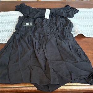 Elegant Black Off-Shoulder Women's dress